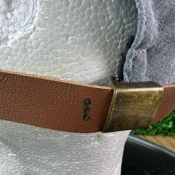 NWT Katin Flat Brim Leather Strap Adjustable Gray Low Profile Surf Hat Cap - Picture 4 of 7